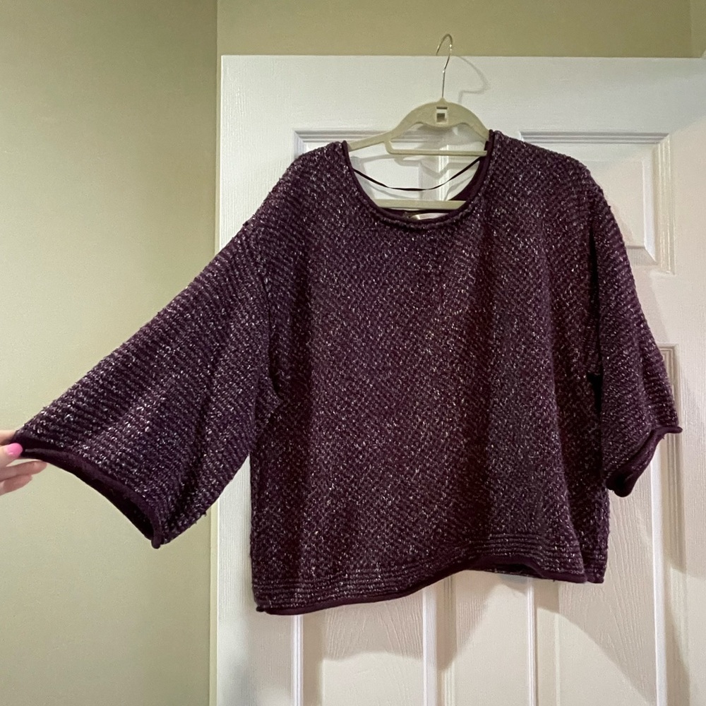Free People Plum purple sweater